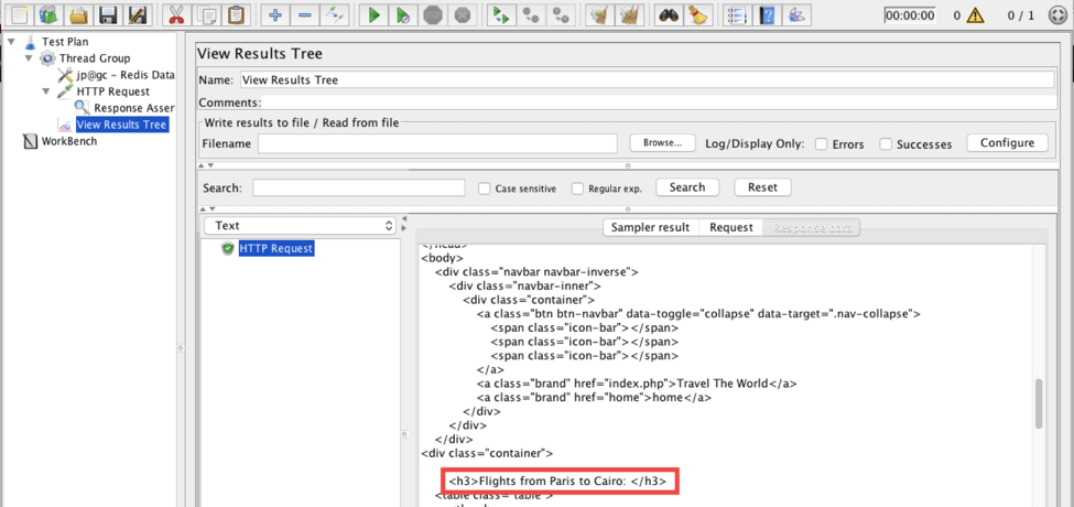 jmeter and redis load testing